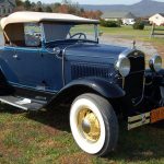 Completely Restored Blue Model A